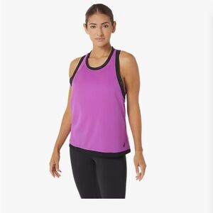 ASICS Women's Kate Mesh Tank Top in Orchid XS NWT